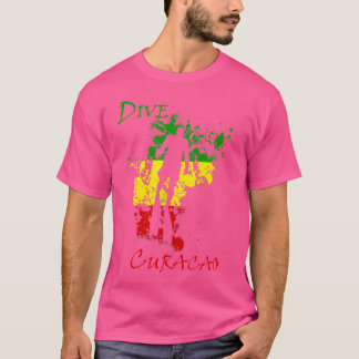 T-shirt Plongée Curaçao Antilles Vacances Plongée