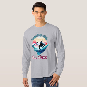 T-shirt Plongée dans la liberté : Baleine tueuse dans un s