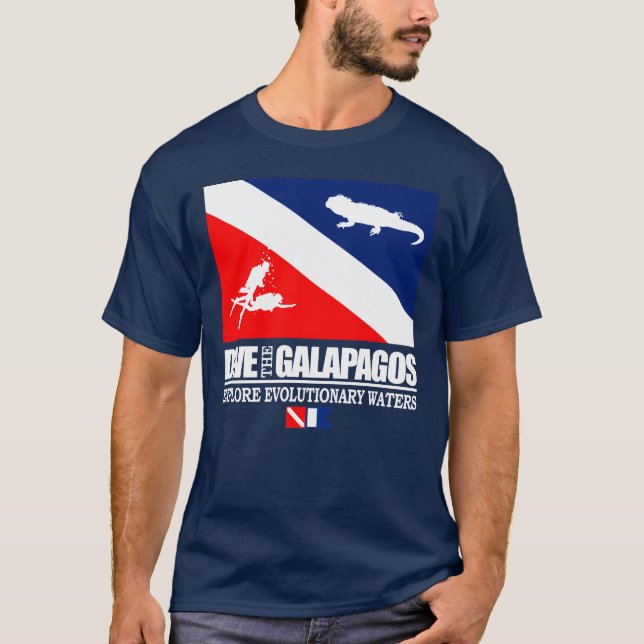 T-shirt Plongée Dans Les Galapagos (Devant)