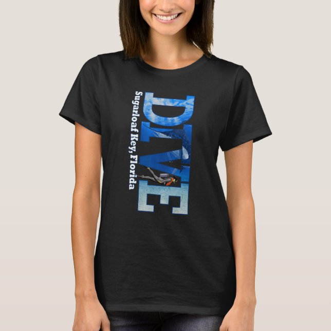 T-shirt PLONGÉE DE PLONGÉE SPLENTE Plongée avec clé plongé (Devant)
