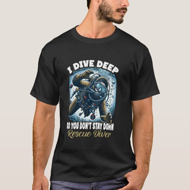 T-shirt Plongée de secours  1 (Devant)