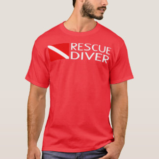 T-shirt Plongée Diver indicateur Secourir Diver