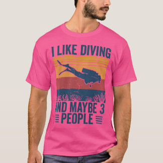 T-shirt Plongée Drôle Plongée Plongée
