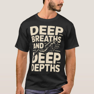 T-shirt Plongée en Apnée et Profondeurs Scuba