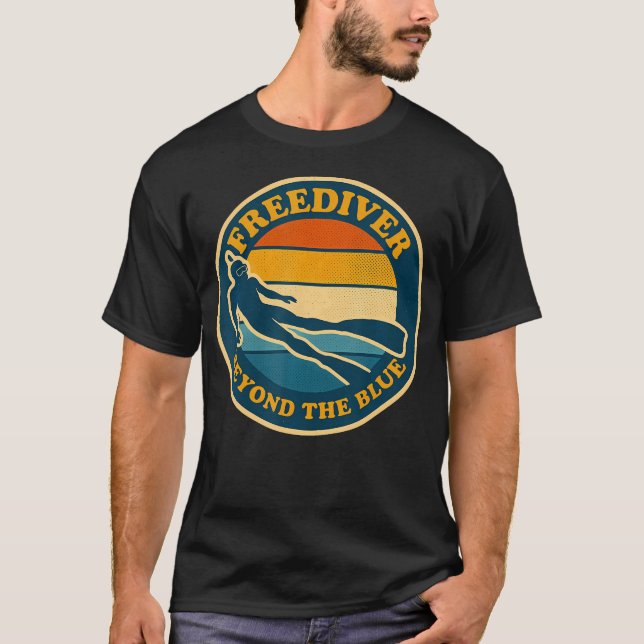 T-shirt Plongée en Apnée Plongée en Liberté Scuba (Devant)