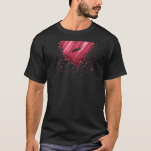 T-shirt Plongée en apnée Saint-Valentin Cœur Tenue Femme P