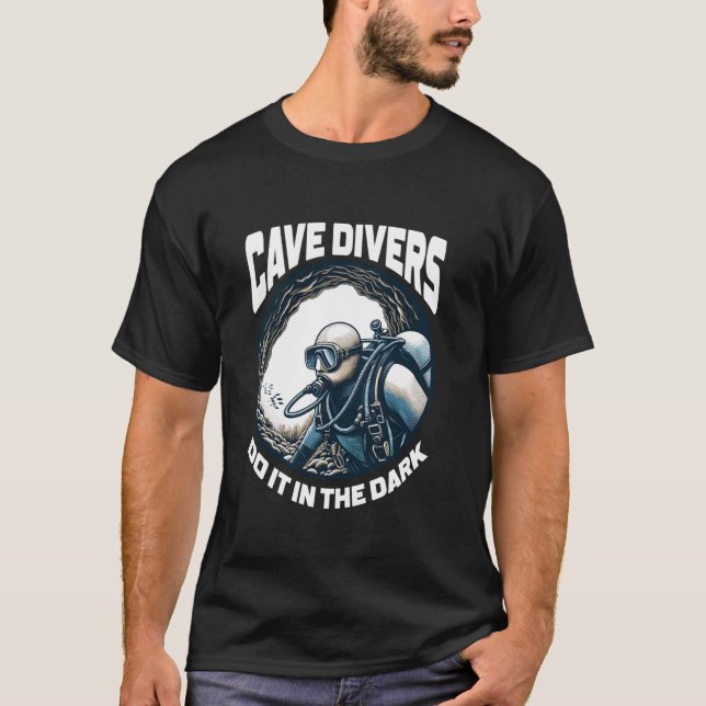 T-shirt Plongée en grotte (Devant)