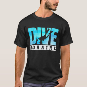 T-shirt Plongée en scaphandre Bonaire îles des Caraïbes Pl