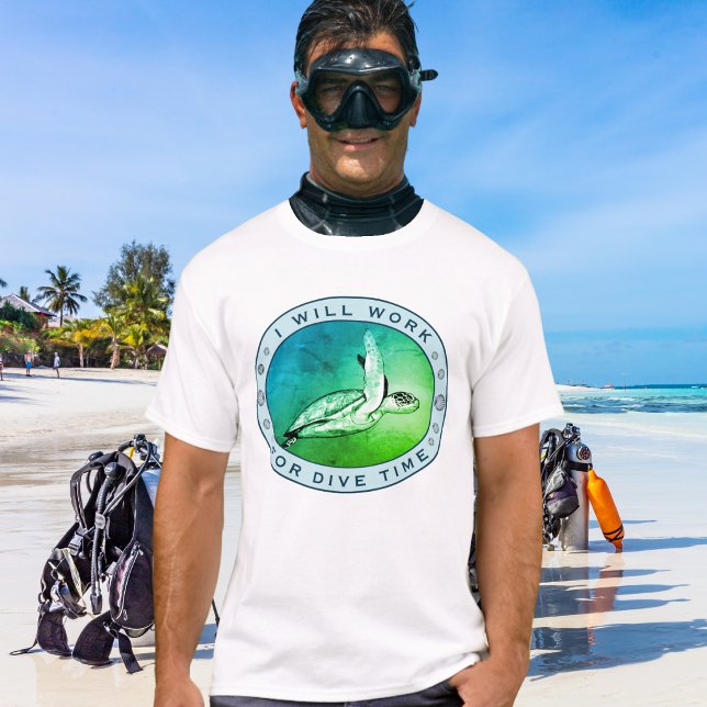 T-shirt Plongée en scaphandre drôle  (Créateur téléchargé)