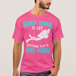 T-shirt Plongée en Scaphandre en Détresse Plongeur de Scap