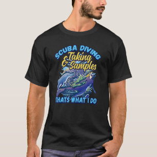 T-shirt Plongée en scaphandre et prélèvement d'échantillon