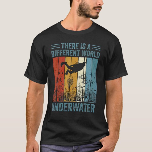 T-shirt Plongée en scaphandre incroyablement cool dans un  (Devant)