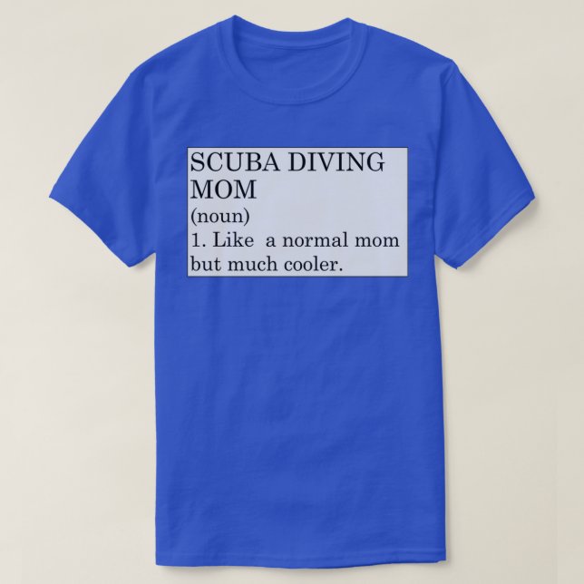T-SHIRT PLONGÉE EN SCUBA 6 3 (Design devant)