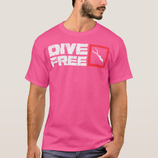 T-shirt Plongée Free Funny Ocean Diving Expert Plongée lib