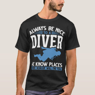 T-shirt Plongée Funny Diver Plongée