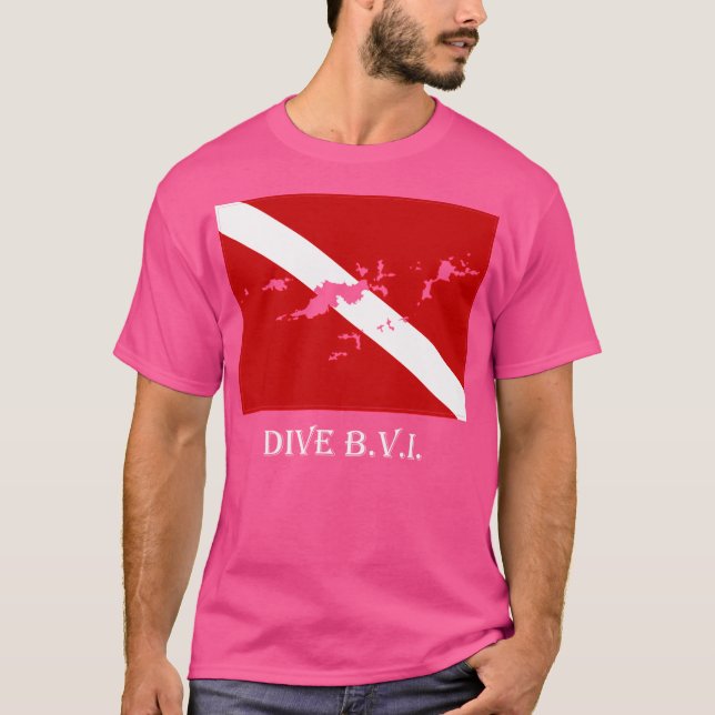 T-shirt Plongée Îles Vierges britanniques (Devant)