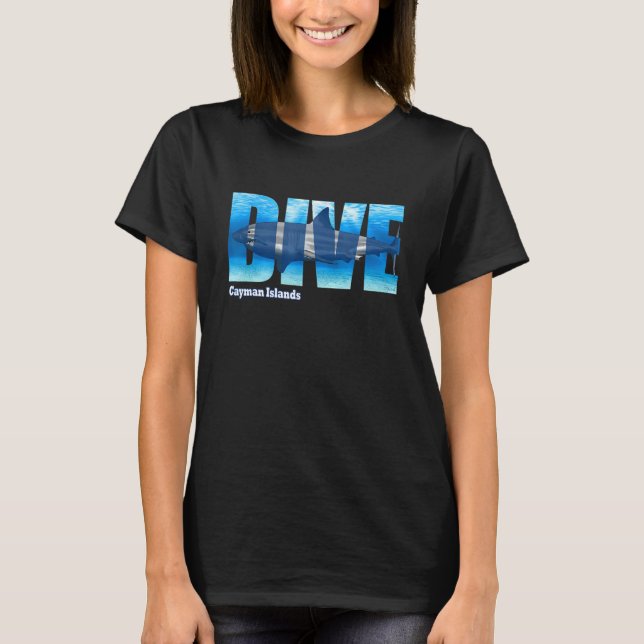 T-shirt Plongée INCROYABLE aux îles Caïmans plongée en sca (Devant)