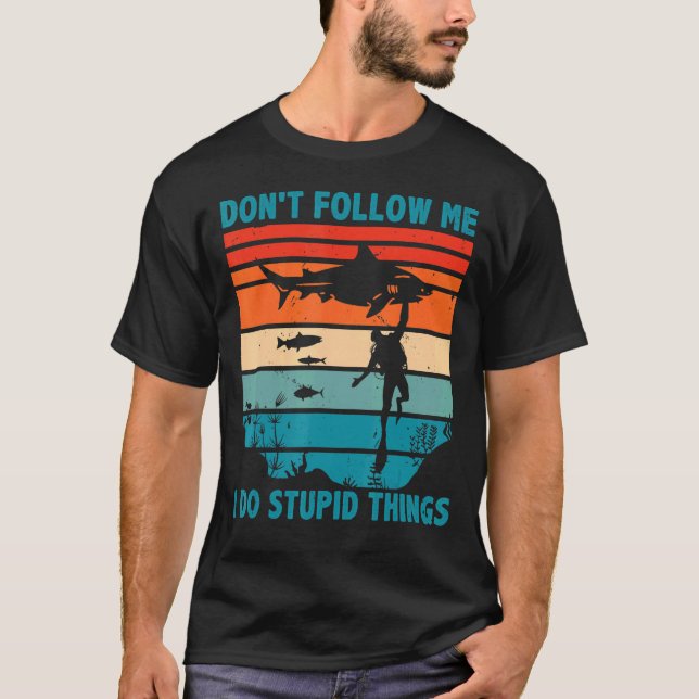 T-shirt Plongée papa Plongée plongée plongée plongée sous- (Devant)
