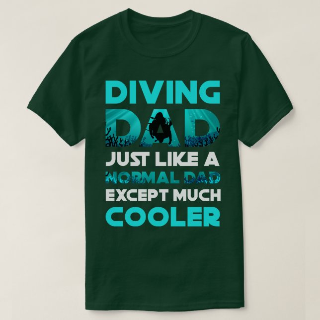 T-shirt Plongée papa Plongée sous-marine (Design devant)