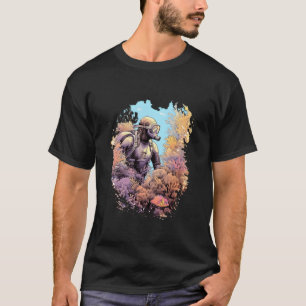 T-shirt Plongée Plongée Plongée Corail Reefs Sous l'eau Me