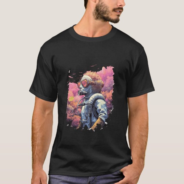 T-shirt Plongée Plongée Plongée Corail Reefs Sous l'eau Me (Devant)