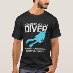 T-shirt Plongée Plongée Plongée Mer sous-marine