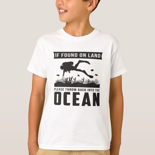 T-shirt Plongée Plongée Plongée Plongée Mer Plongée drôle  (Devant)