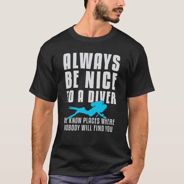 T-shirt Plongée Plongée Plongée Plongée Plongée Diver Amus (Devant)