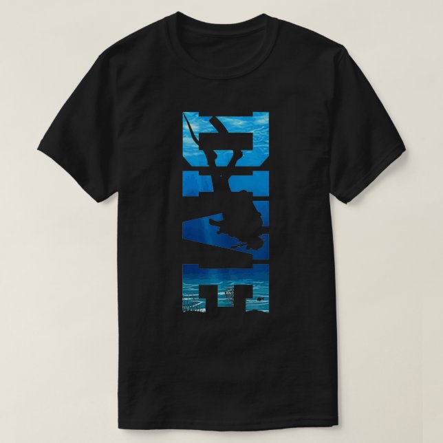 T-shirt Plongée plongée plongée plongée plongée plongée pl (Design devant)