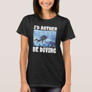 T-shirt Plongée Plongée Plongée Plongée sous-marine Plongé