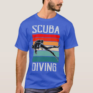 T-shirt Plongée Plongée Plongée Snorkeling Vintage