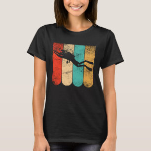 T-shirt Plongée Plongée Vintage Plongée Retro Plongée
