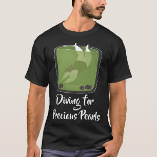 T-shirt Plongée pour Perles Précieuses Thé de Lait Vert av