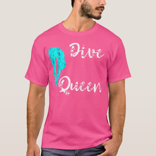 T-shirt Plongée Queen Springboard Plate-forme de plongée P (Devant)