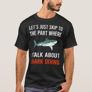 T-shirt Plongée requin plongeur Skip Talk