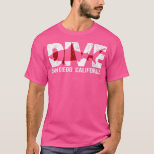 T-shirt Plongée San Diego Californie Plongée sous-marine