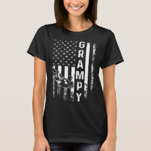 T-shirt Plongée Scu Grampy Drapeau Américain Noël Vintage