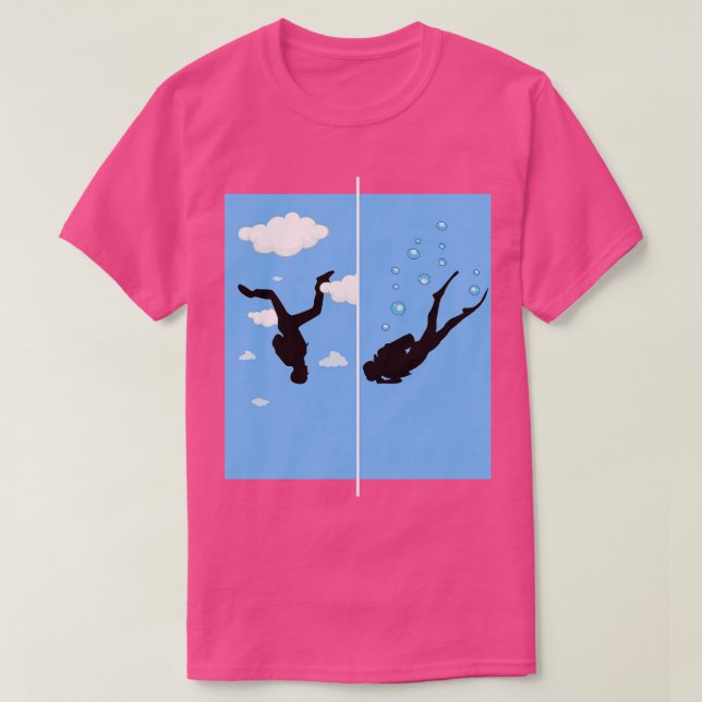 T-shirt Plongée Skydive Skydive extrême Sport 3 (Design devant)