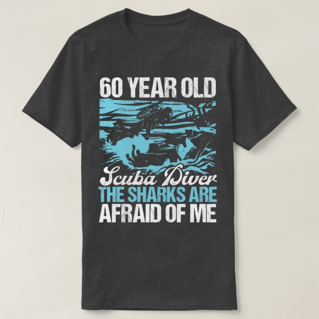 T-shirt Plongée sous-marine 60e anniversaire Plongée sous- (Design devant)