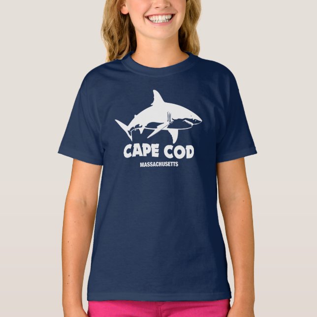 T-shirt Plongée sous-marine avec des requins blancs - Cape (Devant)