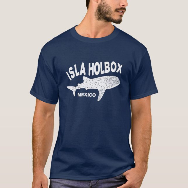 T-shirt Plongée sous-marine avec requins baleines Isla Hol (Devant)