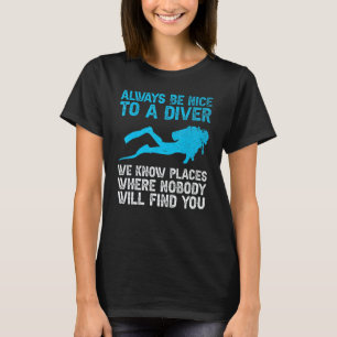 T-shirt Plongée sous-marine cool pour hommes femmes plonge