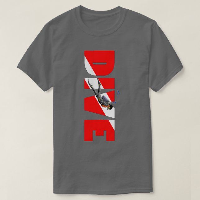 T-shirt Plongée sous-marine DIVE 2 (Design devant)