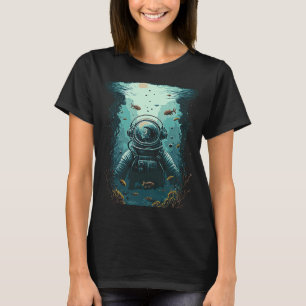 T-shirt Plongée sous-marine en mer profonde
