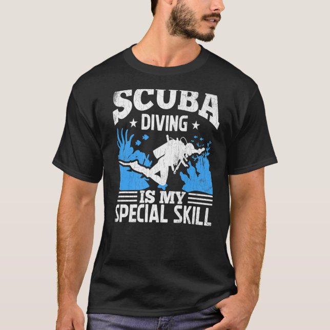 T-shirt Plongée Sous-Marine Est Ma Compétence Spéciale Plo (Devant)