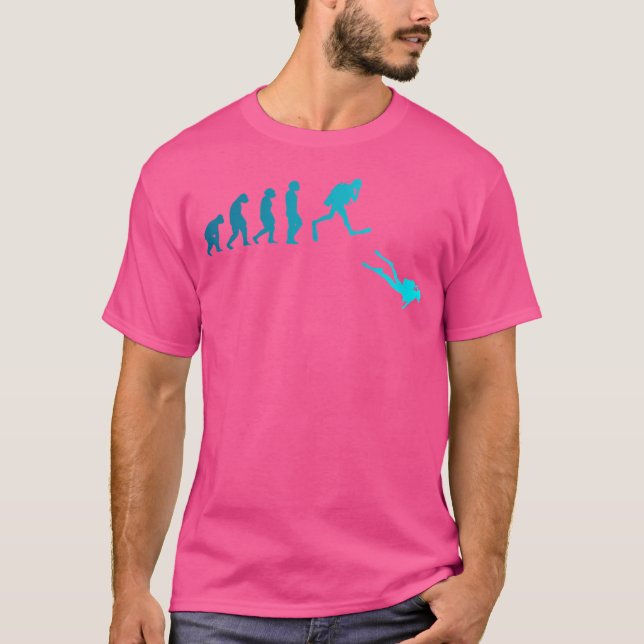 T-shirt Plongée sous-marine Évolution Plongée profonde Sno (Devant)