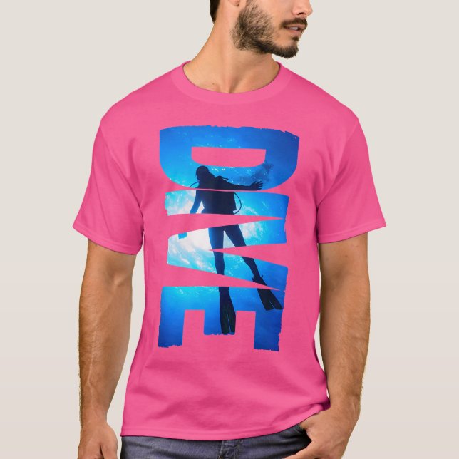 T-shirt Plongée sous-marine Gear Dive Mer Océan (Devant)