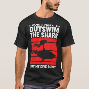 T-shirt Plongée Sous-Marine Homme Femme Requin Plongée Bud