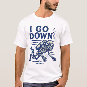 T-shirt Plongée sous-marine Je Descends