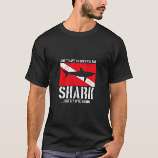 T-shirt Plongée Sous-Marine Je N'Ai Pas À Surpasser Le Sha